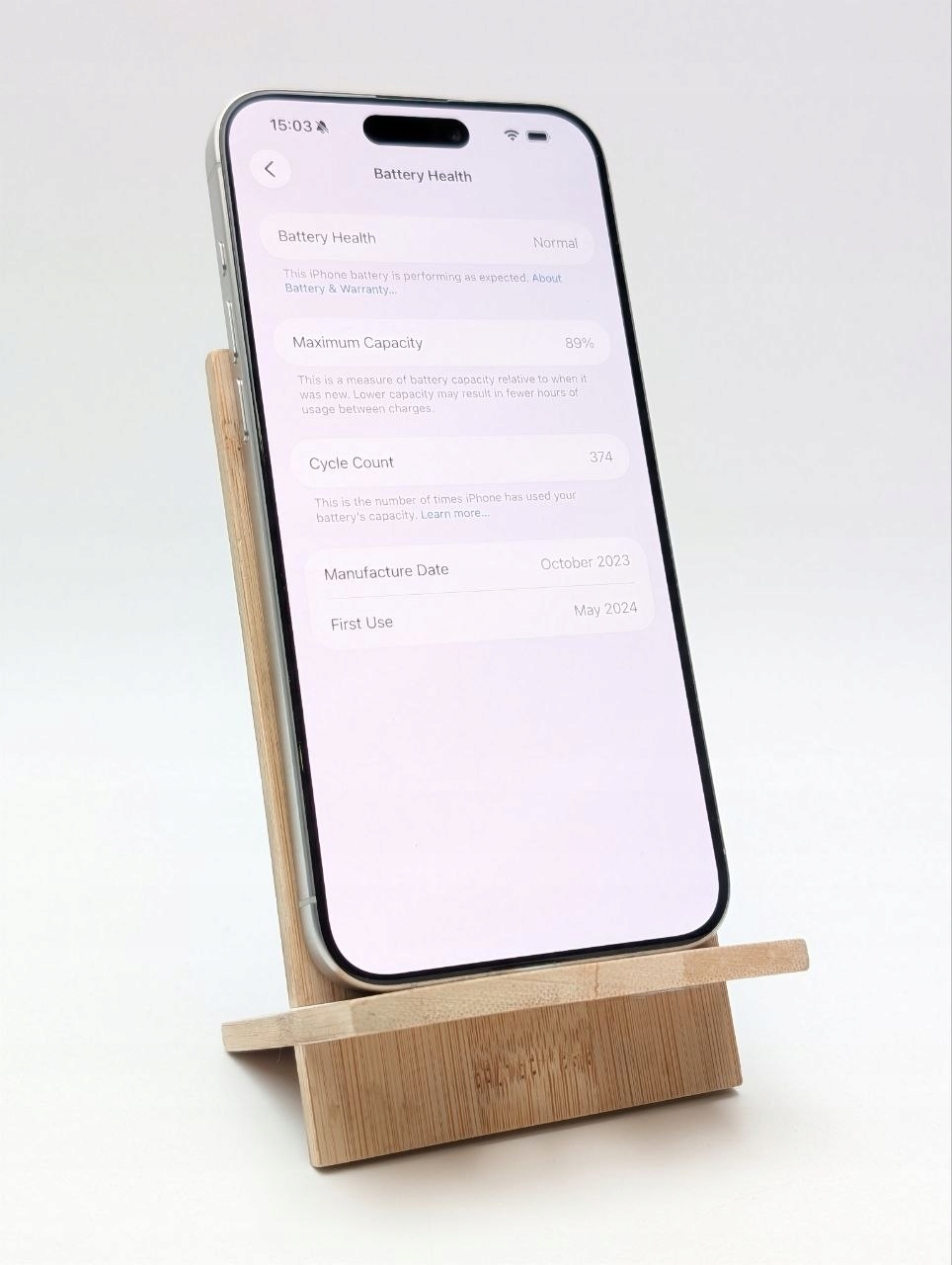 Apple iPhone 15 Pro Max 512 biały | eSim (Powystawowy)