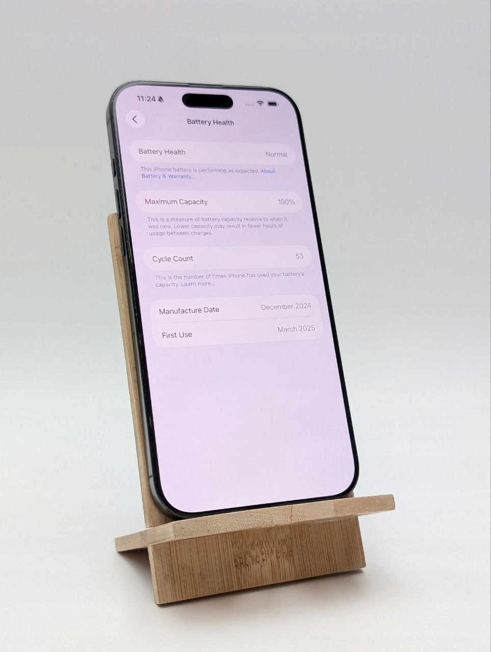 Apple iPhone 16 Pro Max 256GB Tytan Czarny| bateria 100% (Powystawowy)