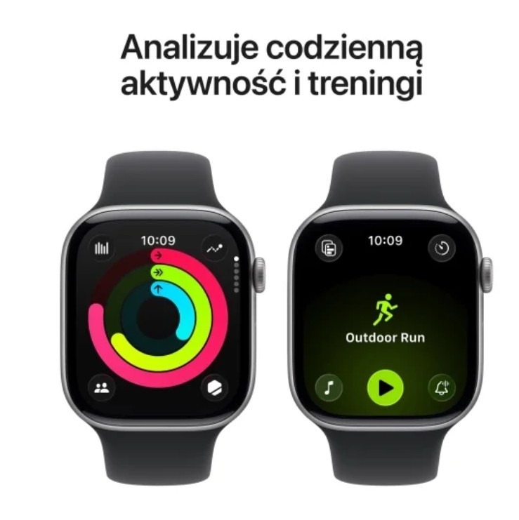 Apple Watch Series 11 GPS 46mm Gwiezdna Szarość z paskiem M/L | Nowy (Powystawowy)