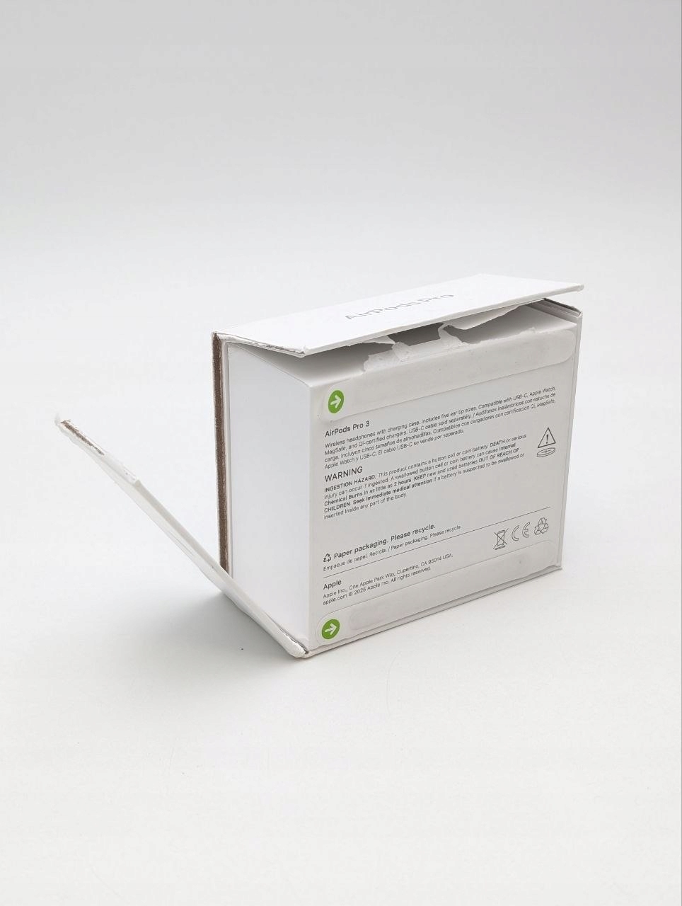 Słuchawki bezprzewodowe dokanałowe Apple AirPods Pro 3 gen| jak nowe (Powystawowy)