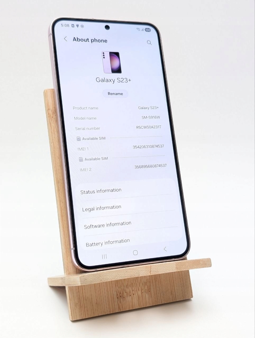 Samsung Galaxy S23 Plus 256GB Różowy (Powystawowy)