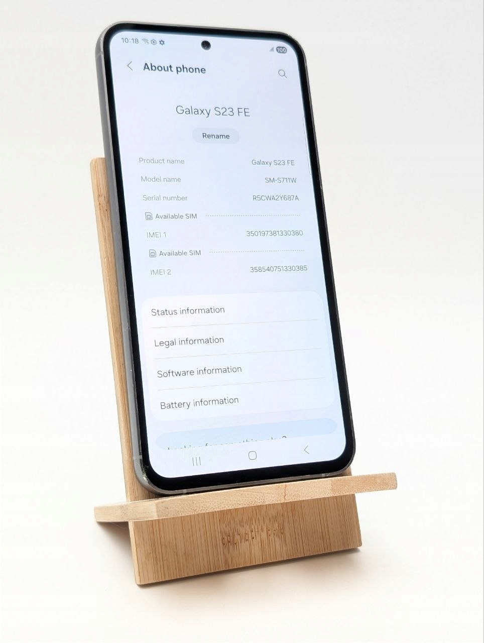 Samsung Galaxy S23 FE 256GB Szary (Powystawowy)