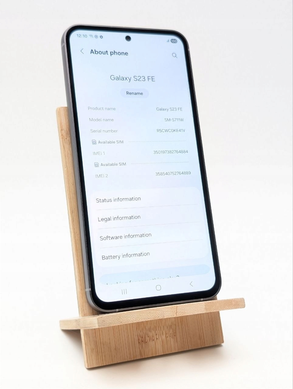 Samsung Galaxy S23 FE 256GB Szary (Powystawowy)