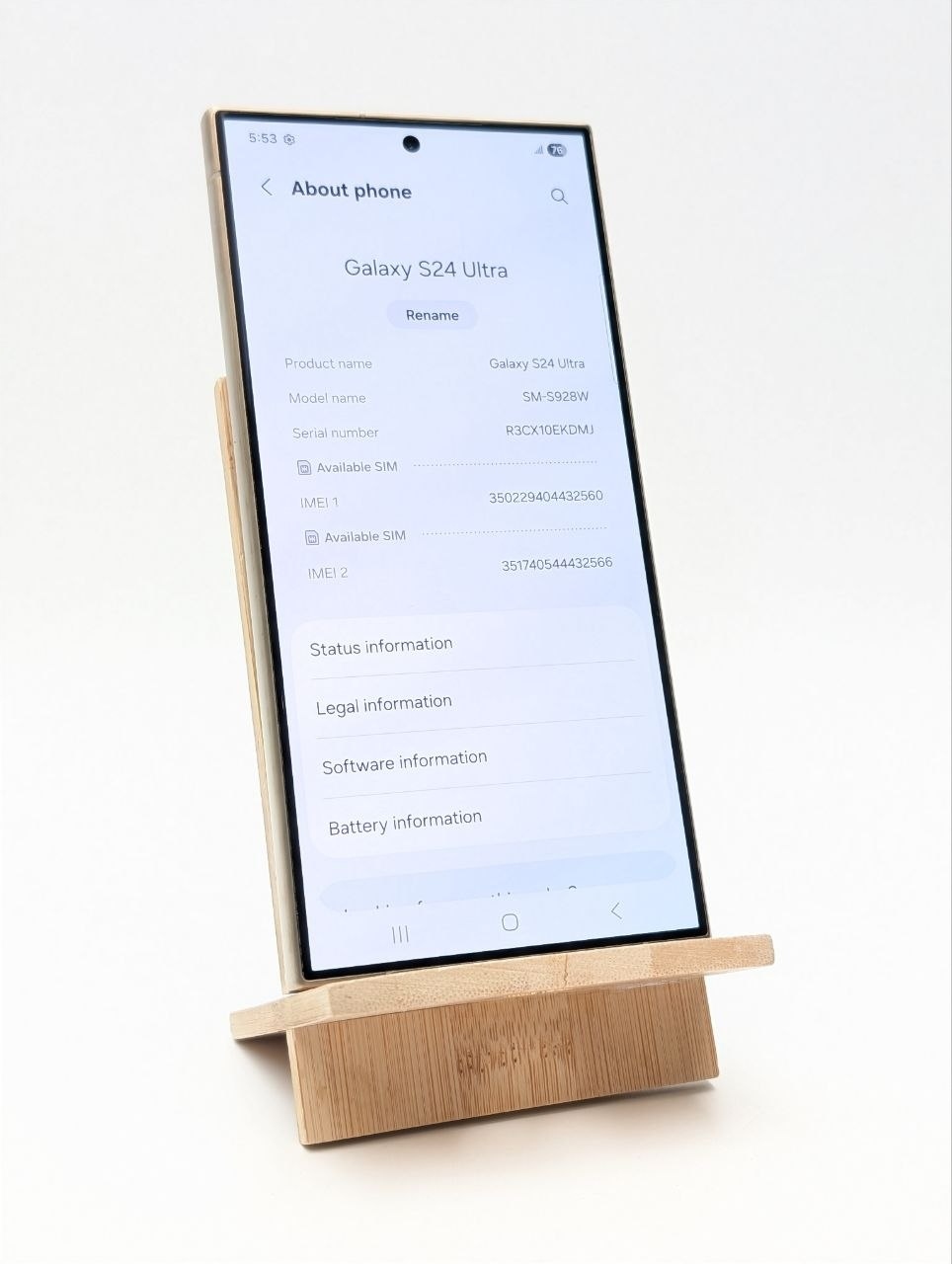 Samsung Galaxy S24 Ultra 512GB Żółty (Używany)