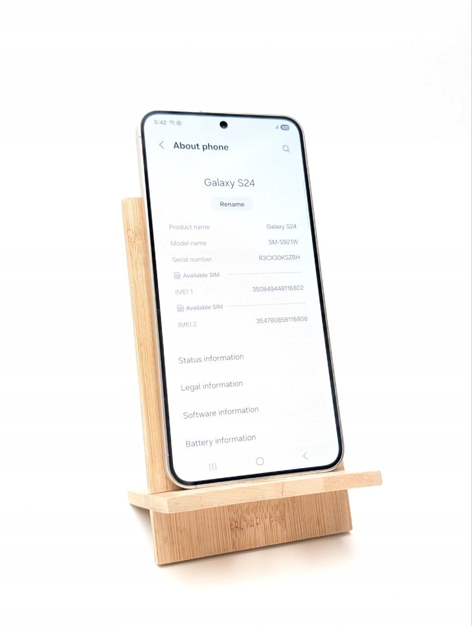 Samsung Galaxy S24 128GB Żółty (Powystawowy)