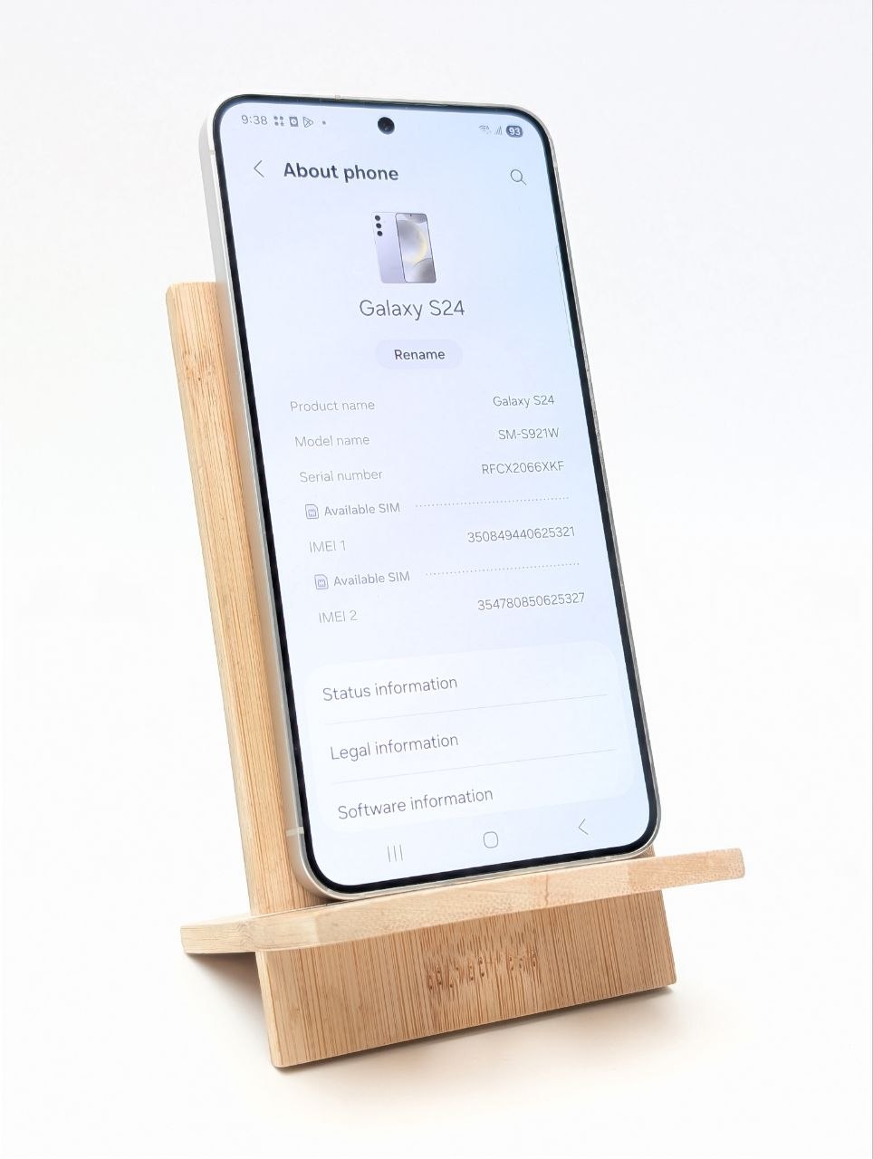 Samsung Galaxy S24 128GB srebrny (Powystawowy)