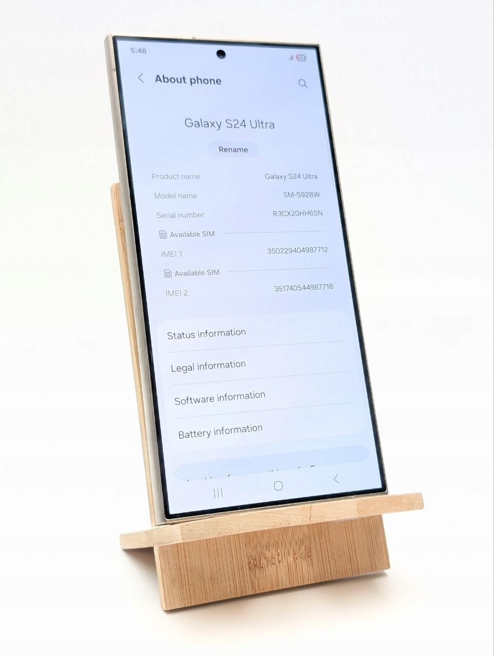 Samsung Galaxy S24 Ultra 256GB srebrny (Używany)