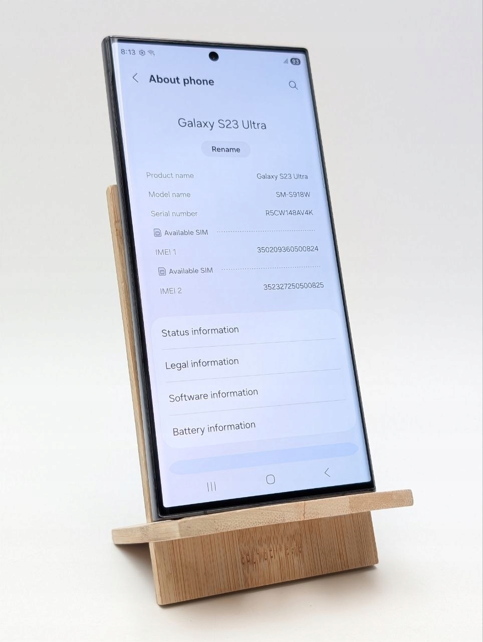 Samsung Galaxy S23 Ultra 256GB Czarny (Powystawowy)