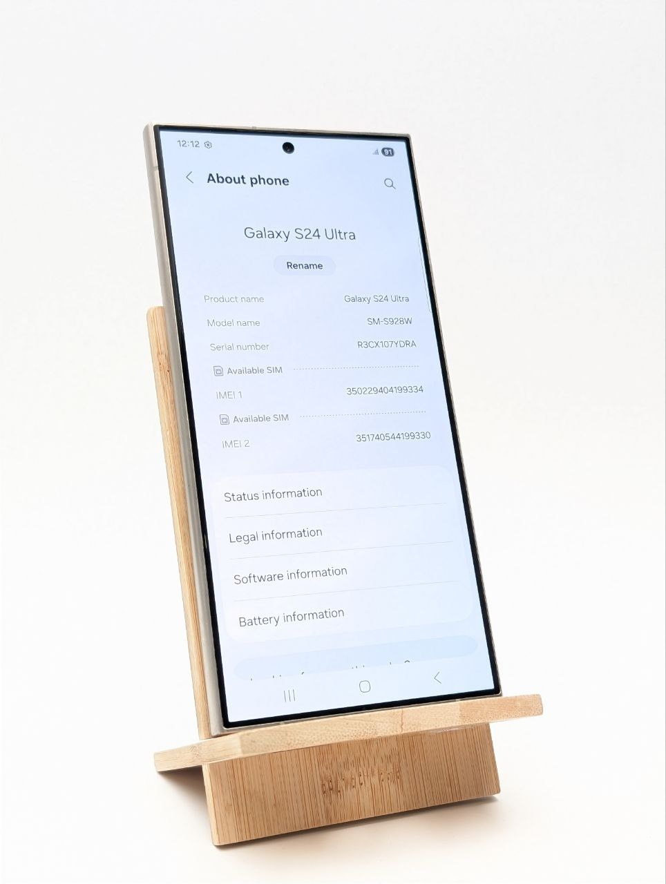 Samsung Galaxy S24 Ultra 256GB srebrny (Powystawowy)