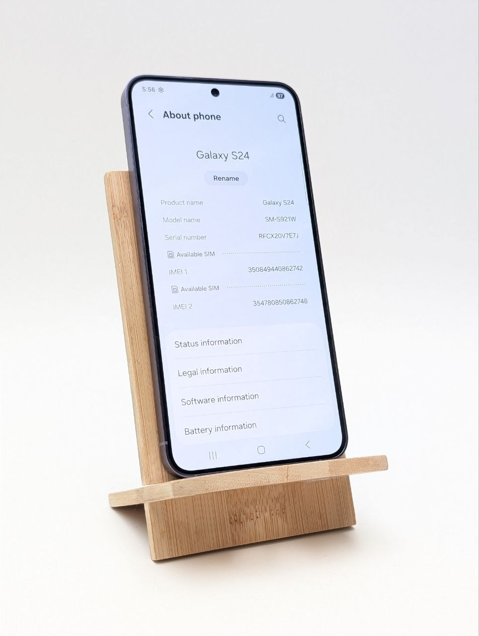 Samsung Galaxy S24 128GB Fioletowy (Powystawowy)