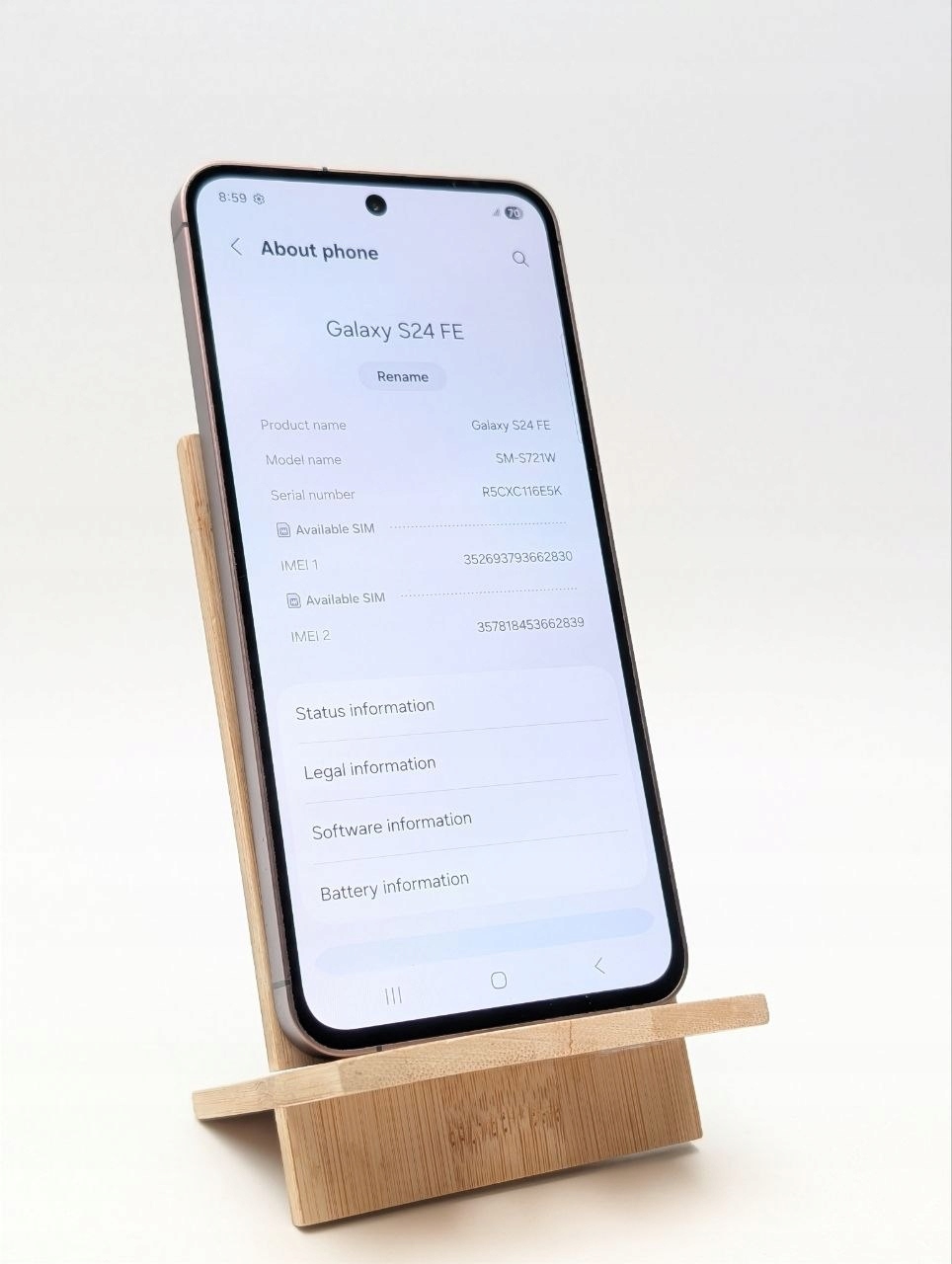 Samsung Galaxy S24 FE 128GB Czarny (Powystawowy)