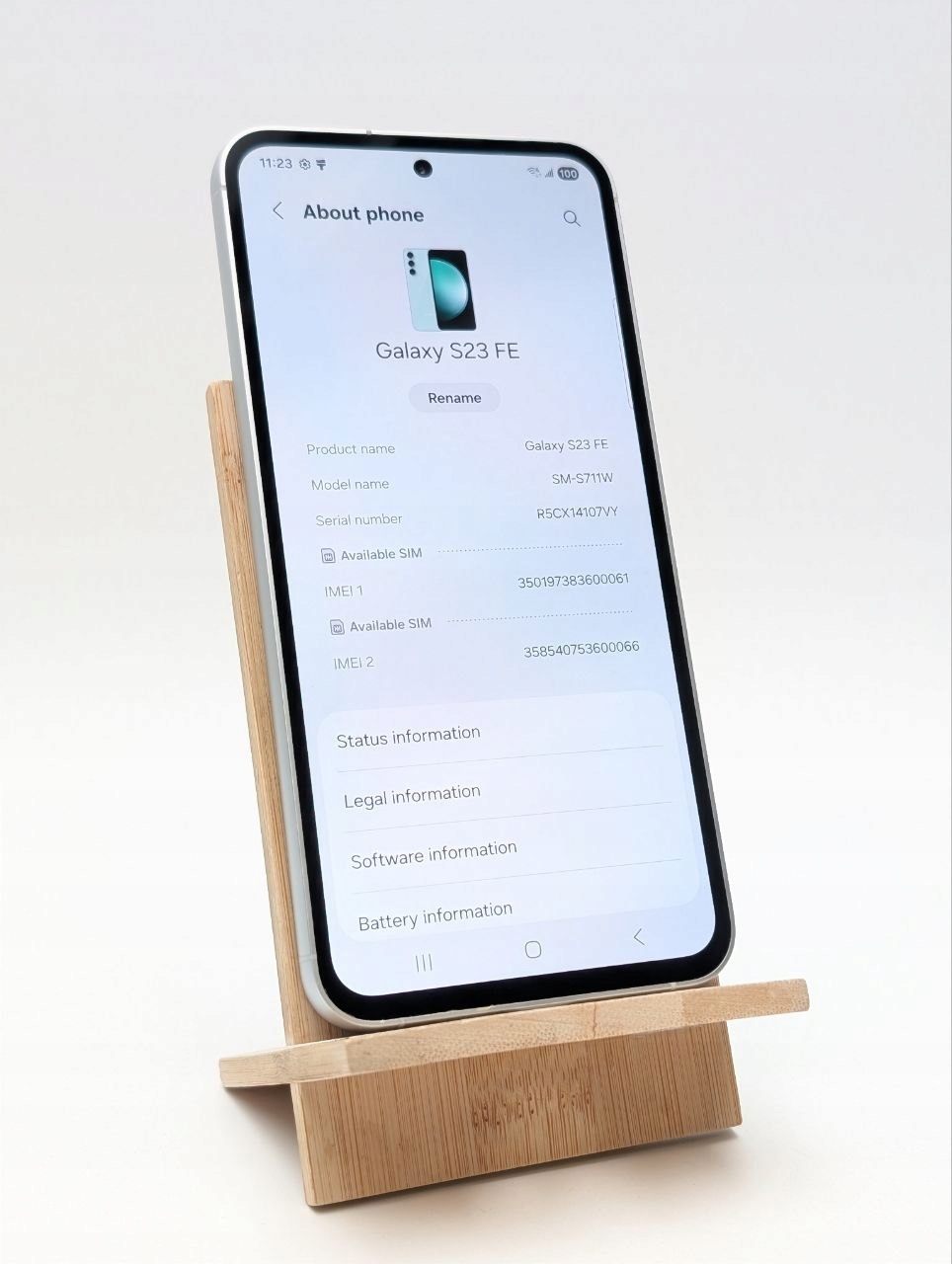 Samsung Galaxy S23 FE 128GB Zielony (Powystawowy)