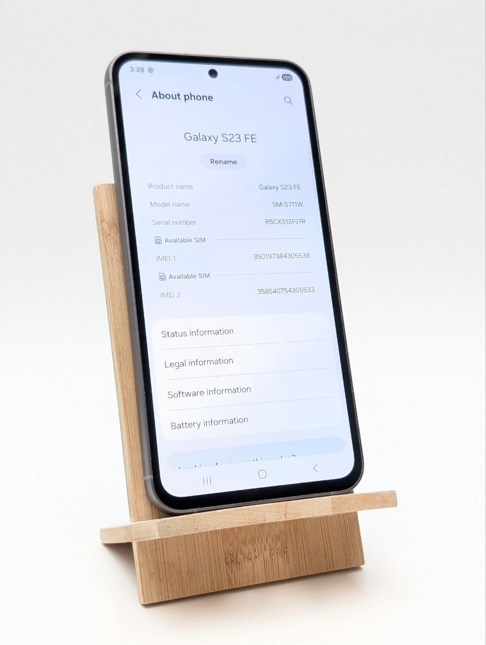 Samsung Galaxy S23 FE 128GB Szary (Używany)