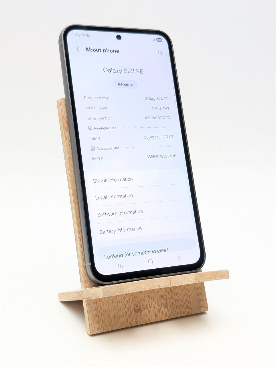 Samsung Galaxy S23 FE 128GB Szary (Powystawowy)