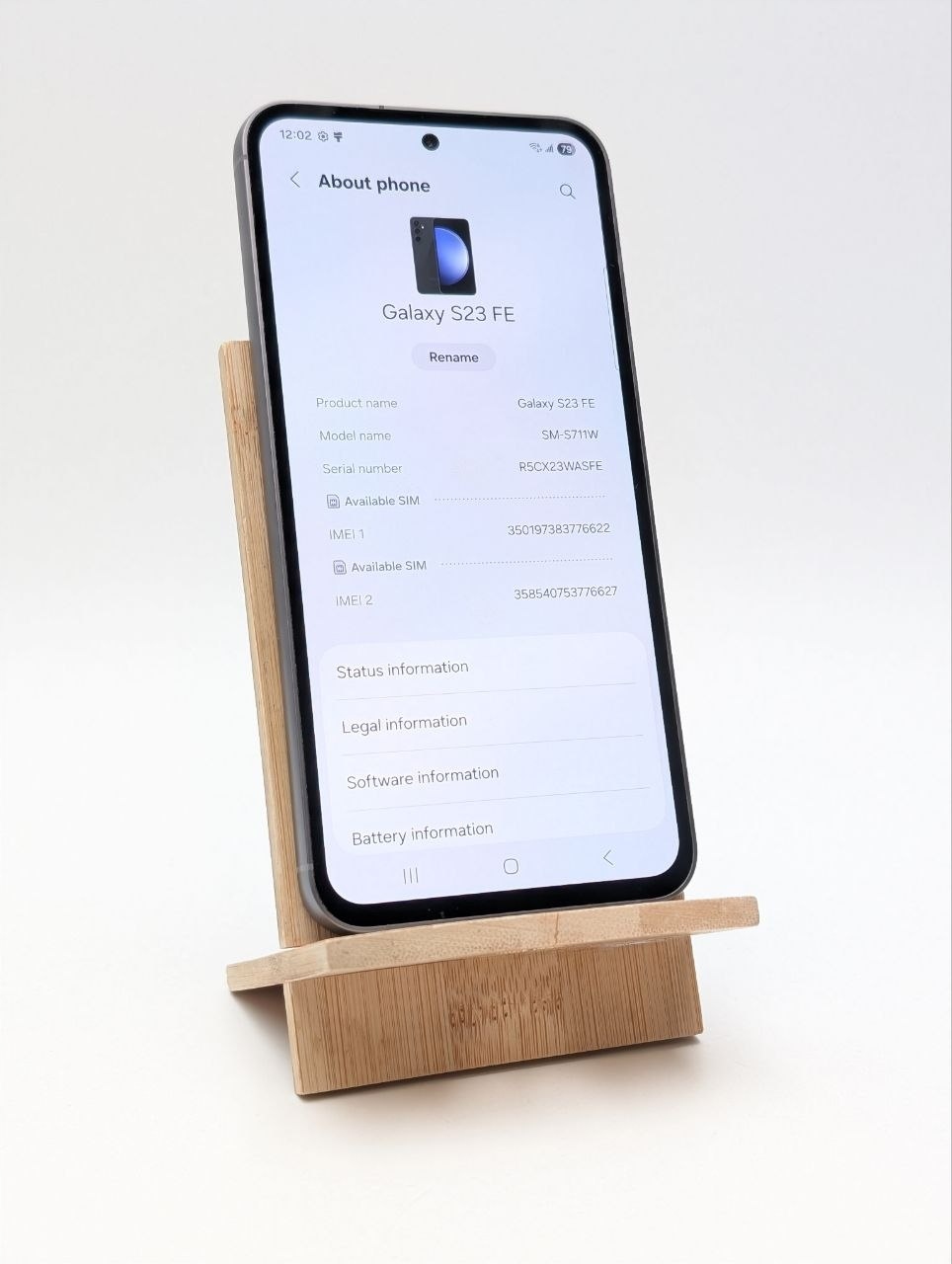 Samsung Galaxy S23 FE 128GB Szary (Używany)