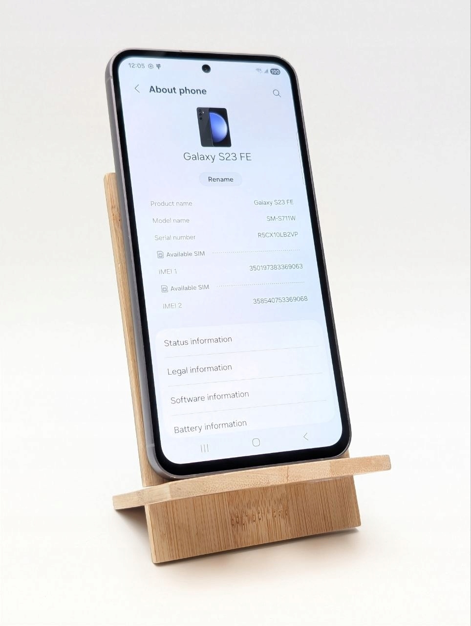 Samsung Galaxy S23 FE 128GB Szary (Powystawowy)