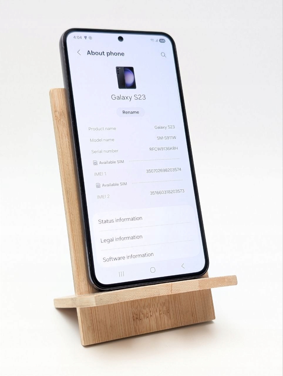 Samsung Galaxy S23 128GB Czarny (Powystawowy)