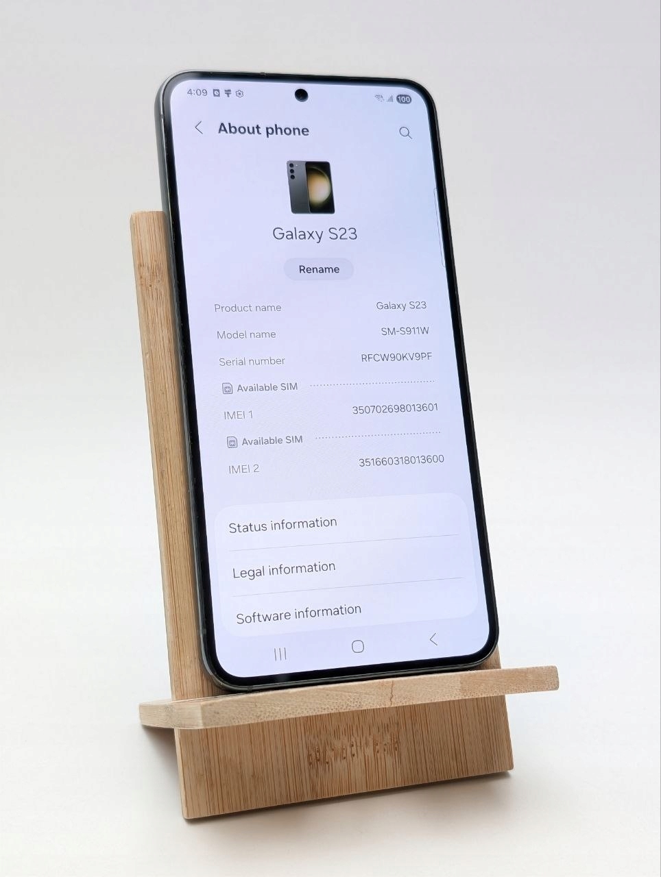 Samsung Galaxy S23 128GB Zielony (Powystawowy)