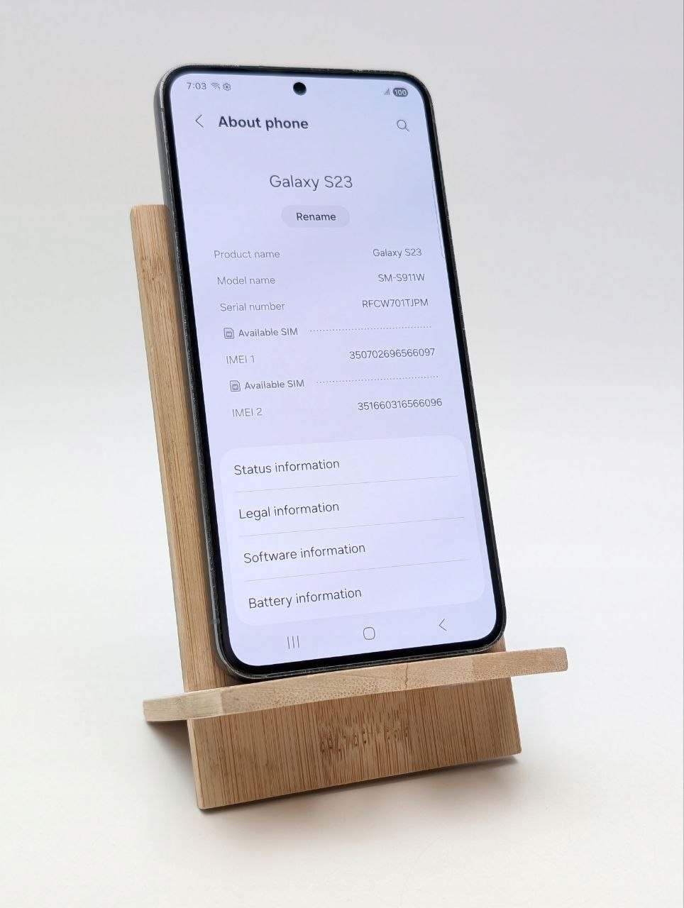 Samsung Galaxy S23 128GB Zielony (Powystawowy)