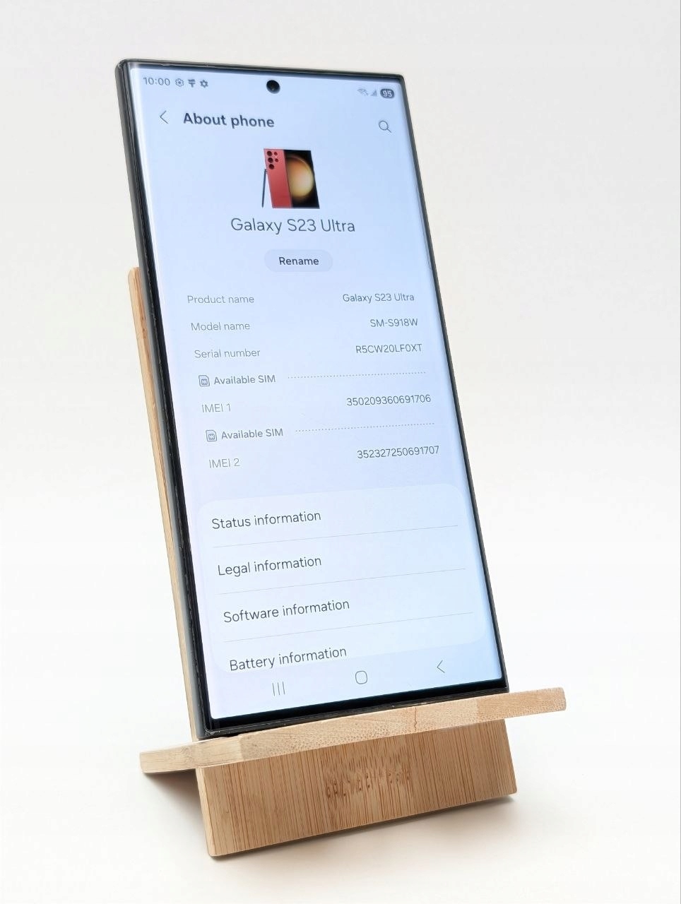 Samsung Galaxy S23 Ultra 512 GB czerwony (Używany)