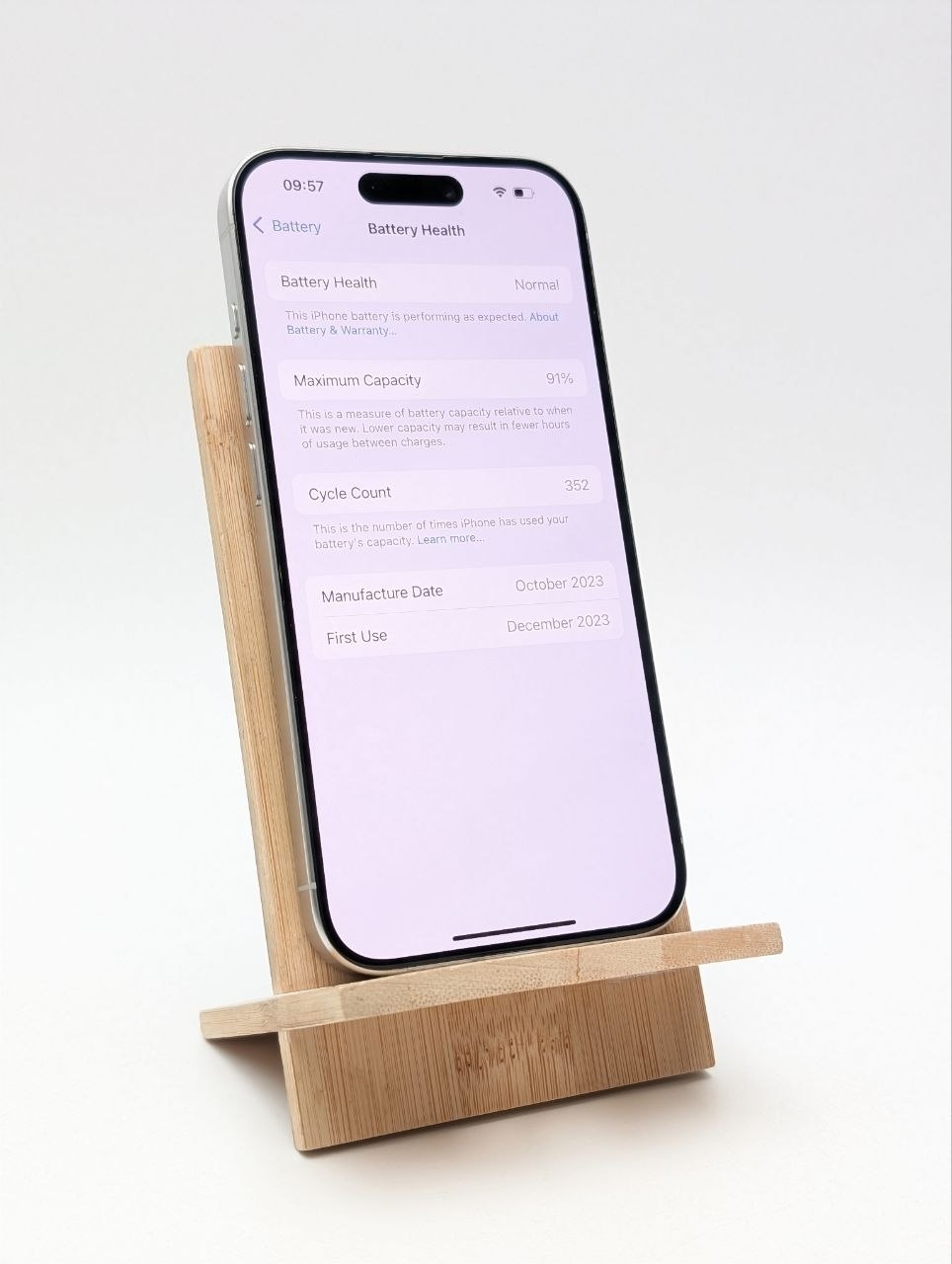 Apple iPhone 15 Pro 256 GB biały | eSim (Powystawowy)
