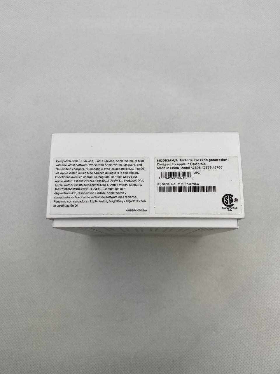thumb Słuchawki bezprzewodowe dokanałowe Apple AirPods Pro 2.gen lightning (Powystawowy)