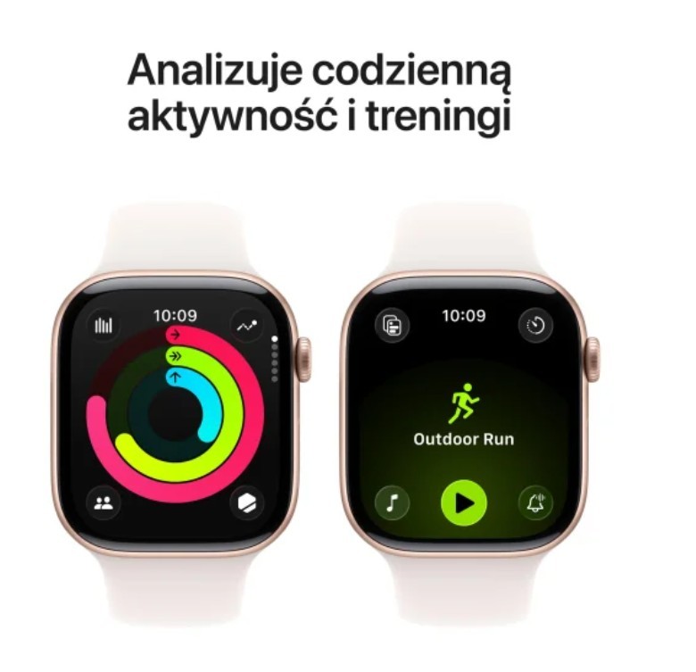 Apple Watch Series 11 GPS 42mm różowy z paskiem S/M| NOWY (Powystawowy)