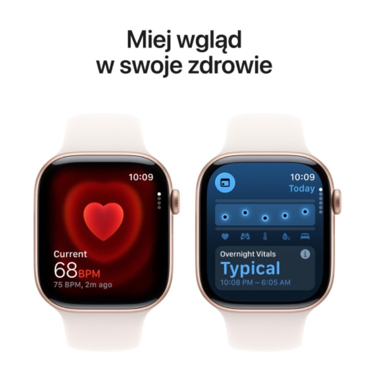 Apple Watch Series 11 GPS 42mm różowy z paskiem S/M| NOWY (Powystawowy)