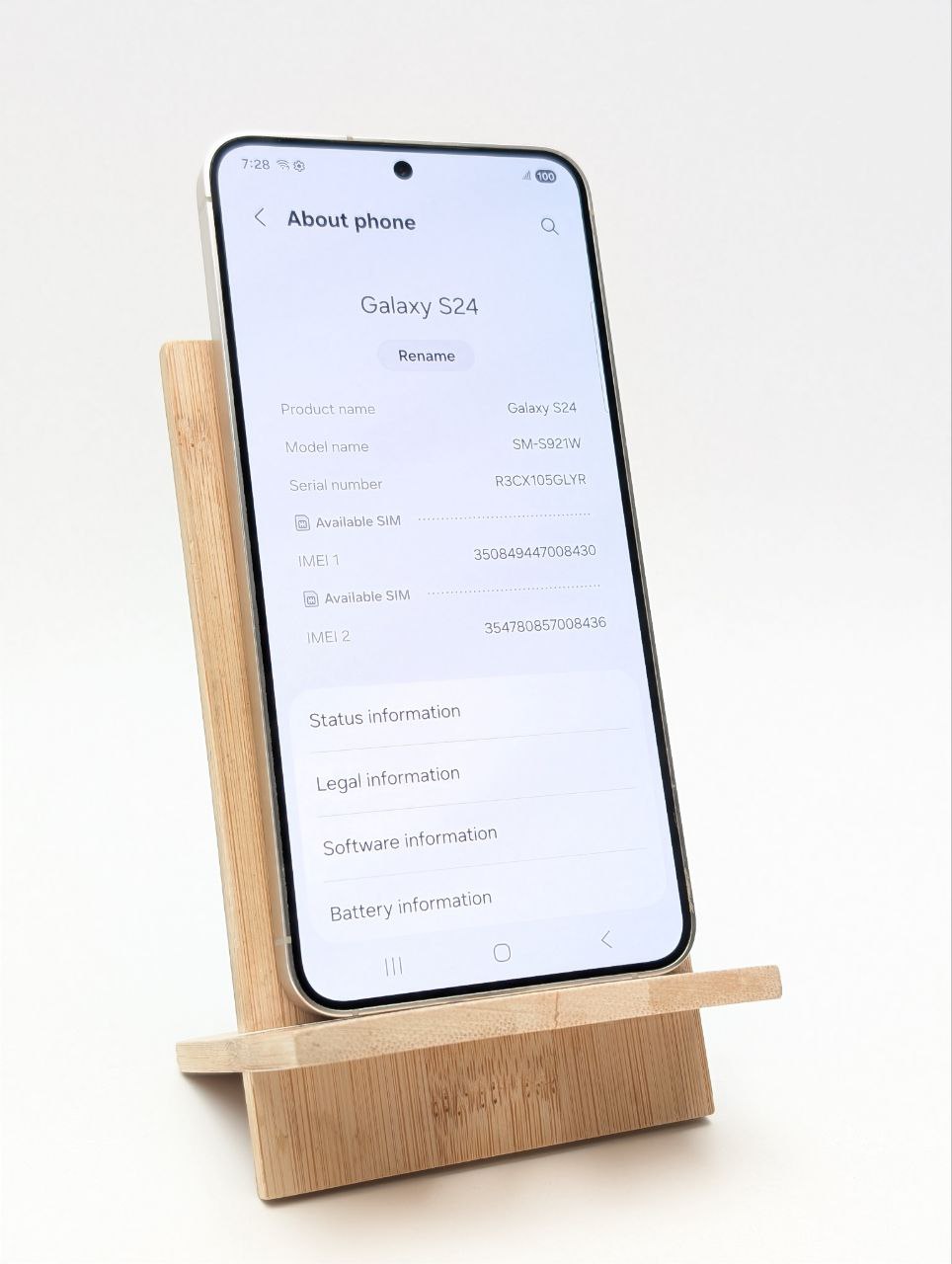 Samsung Galaxy S24 128GB Żółty (Używany)