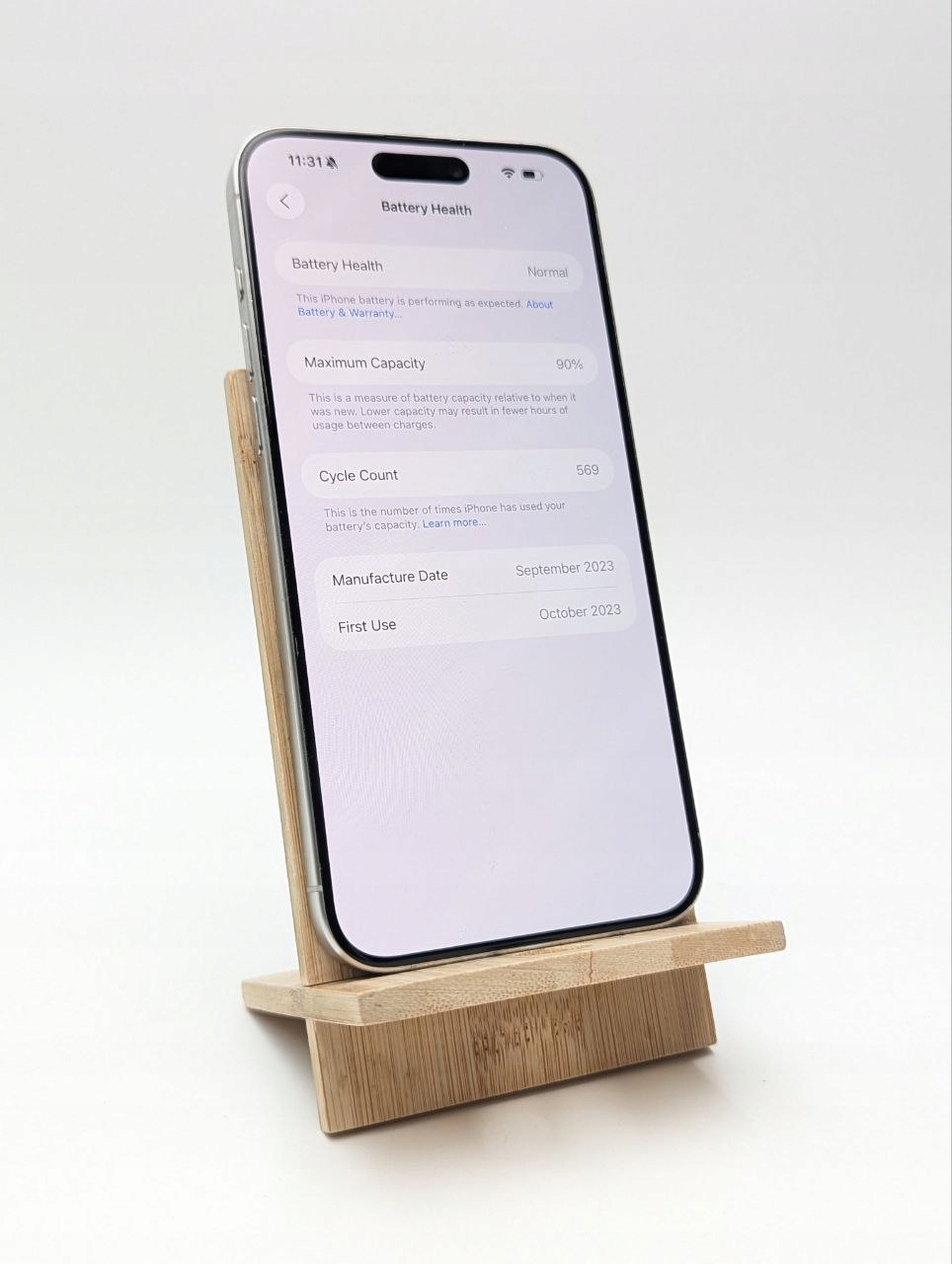 Apple iPhone 15 Pro Max 256 GB biały | eSim (Używany)