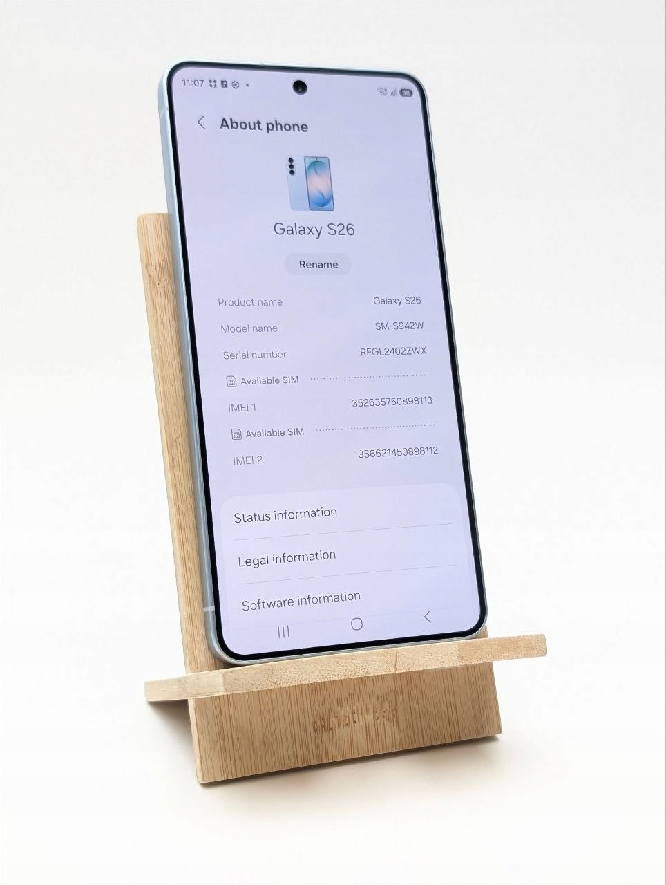 Samsung Galaxy S26 512 GB niebieski (Powystawowy)