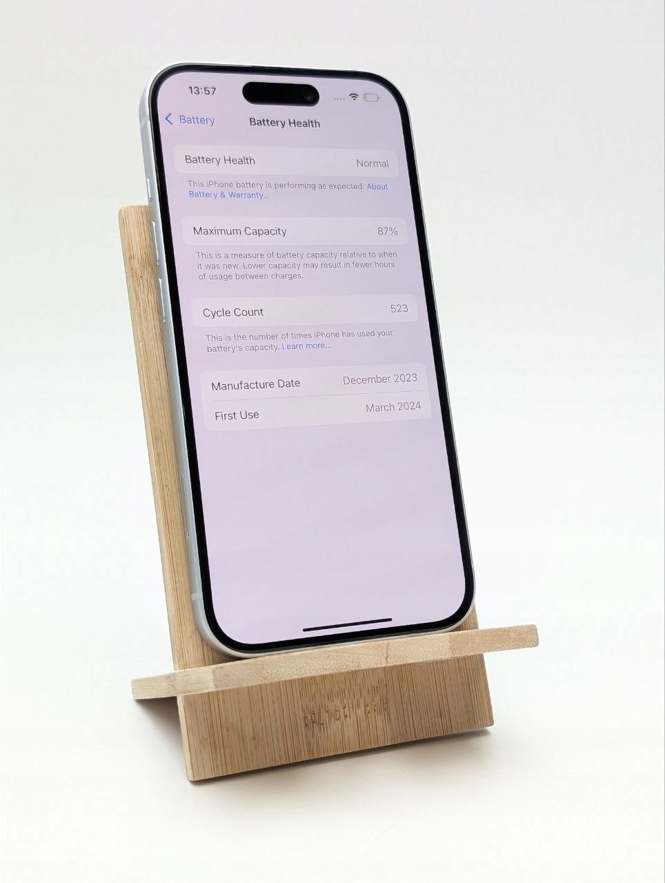 Apple iPhone 15 128 GB niebieski (Powystawowy)
