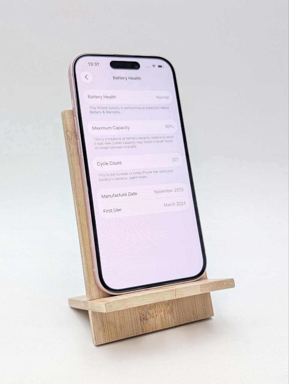 Apple iPhone 15 128 GB różowy (Powystawowy)