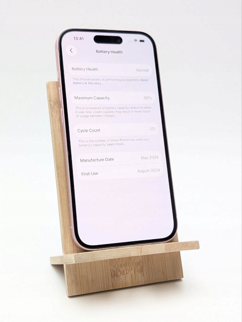 Apple iPhone 15 128 GB różowy (Powystawowy)