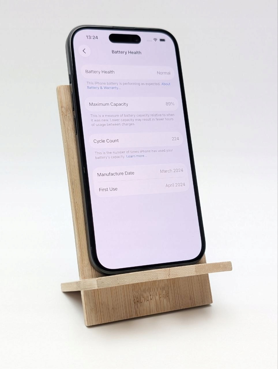 Apple iPhone 15 128GB Czarny (Powystawowy)