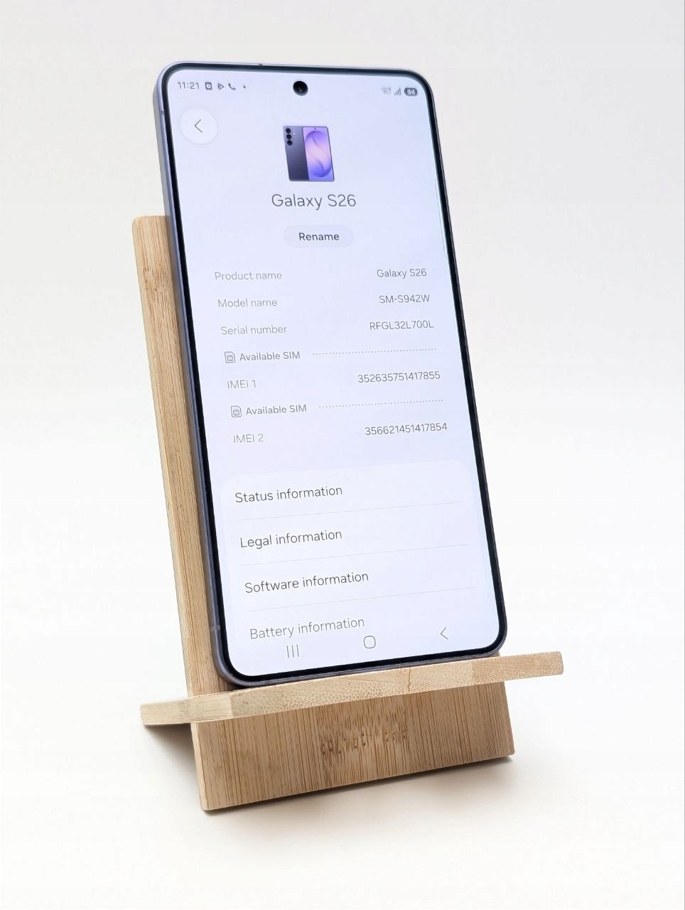 Samsung Galaxy S26 256 GB fioletowy (Używany)