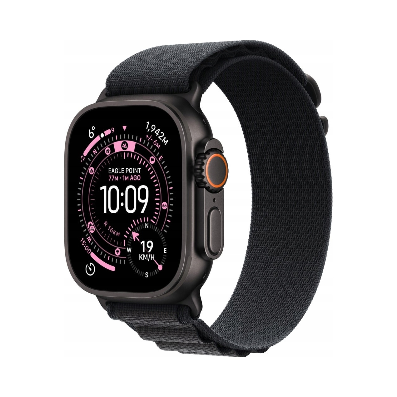 Apple Watch Ultra 3 Tytan czarny 49mm z paskiem Ti Black Alp Lp - L