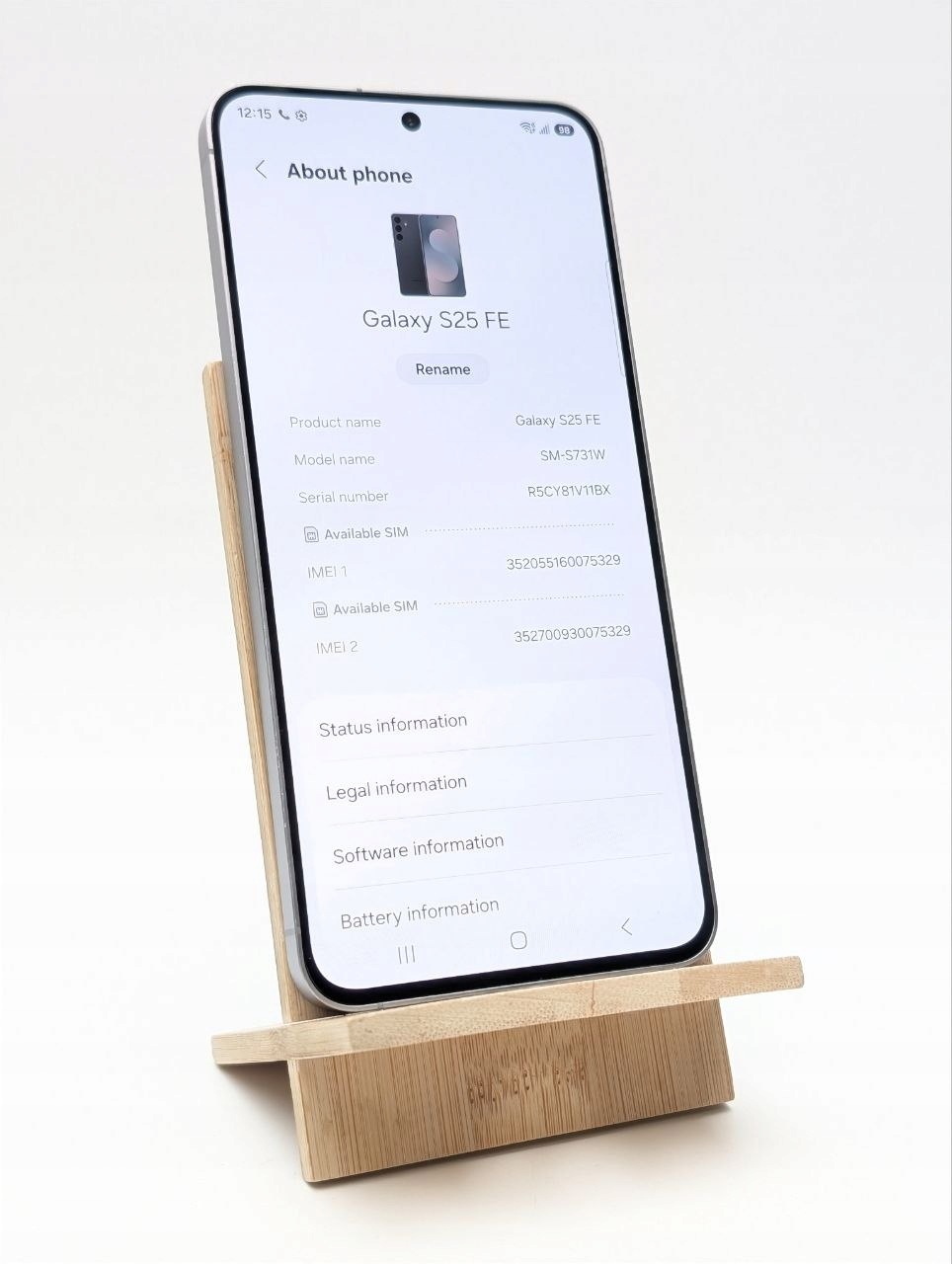Samsung Galaxy S25 FE 128GB Czarny (Używany)