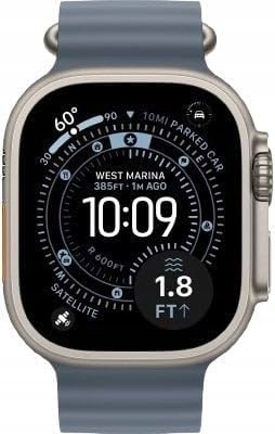 Apple Watch Ultra 3 Tytan naturalny 49mm z paskiem Ocean