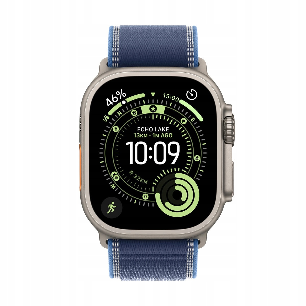 Apple Watch Ultra 3 Tytan naturalny 49mm z paskiem Ti Bl/Brt BI TI M/L