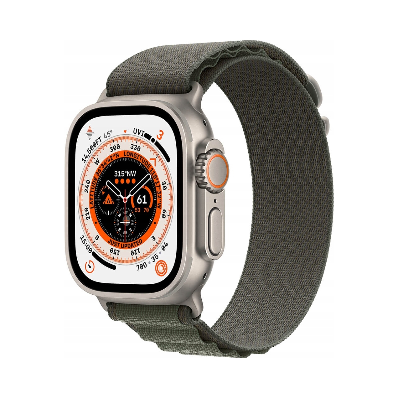 Apple Watch Ultra 1 Tytan naturalny 49mm z paskiem Alpine Loop (Powystawowy)