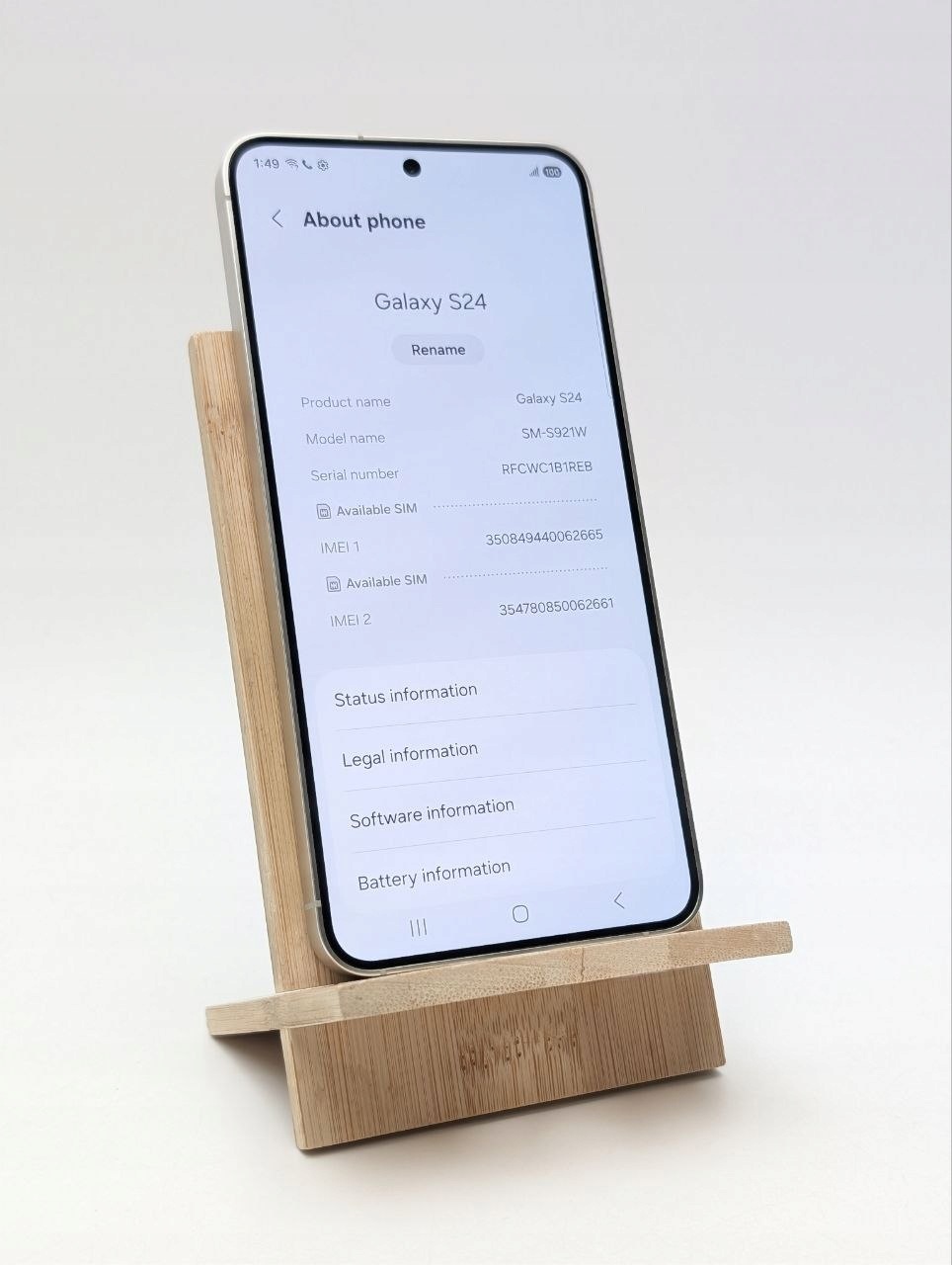 Samsung Galaxy S24 128GB Żółty (Powystawowy)