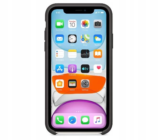 Oryginalne Plecki Apple do Apple iPhone 11 MWVU2ZM/A czarny OUTLET (Powystawowy)