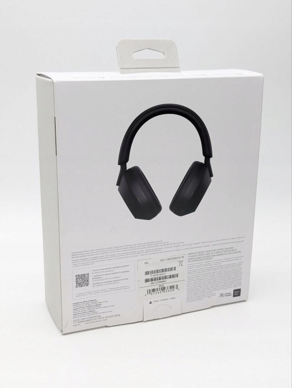 Słuchawki bezprzewodowe wokółuszne Sony WH-1000XM5SA czarne (Powystawowy)