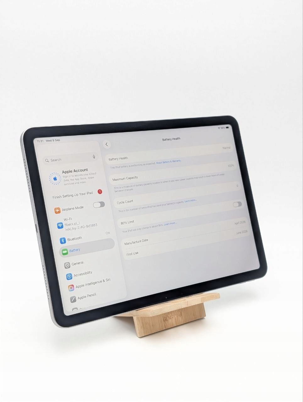 Apple iPad Air 11 M4 128 GB Gwiezdna Szarość | jak nowy (Powystawowy)