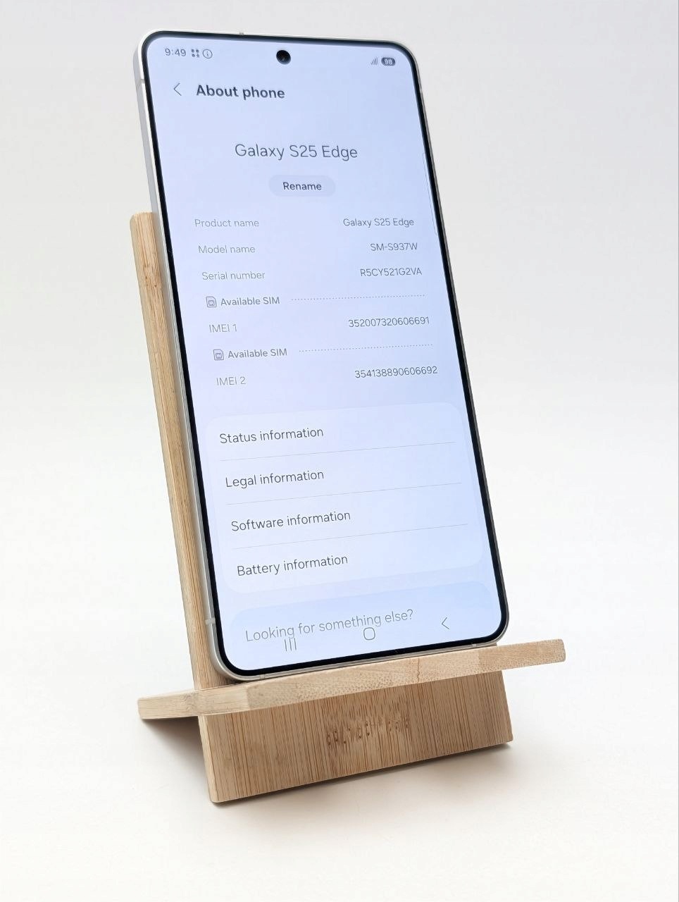 Samsung Galaxy S25 Edge 512GB Tytanowy Srebrny (Powystawowy)