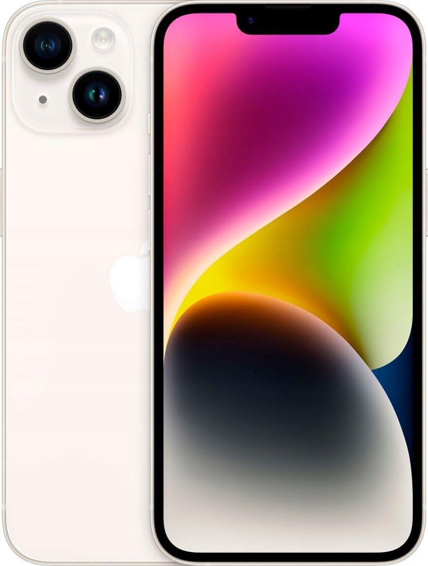 Apple iPhone 14 128GB biały | bateria 100% (Używany)