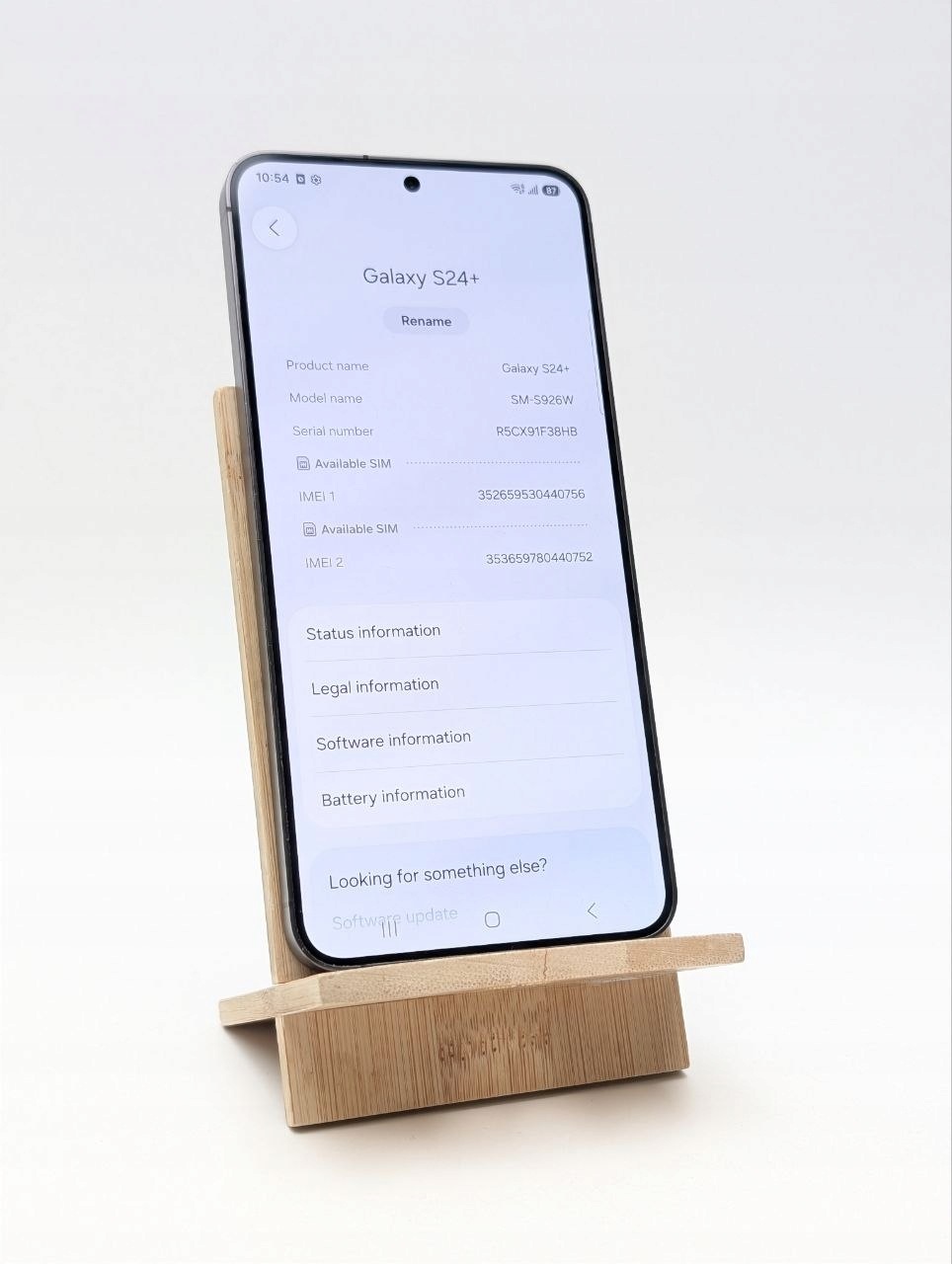 Samsung Galaxy S24 Plus 256GB czarny (Używany)