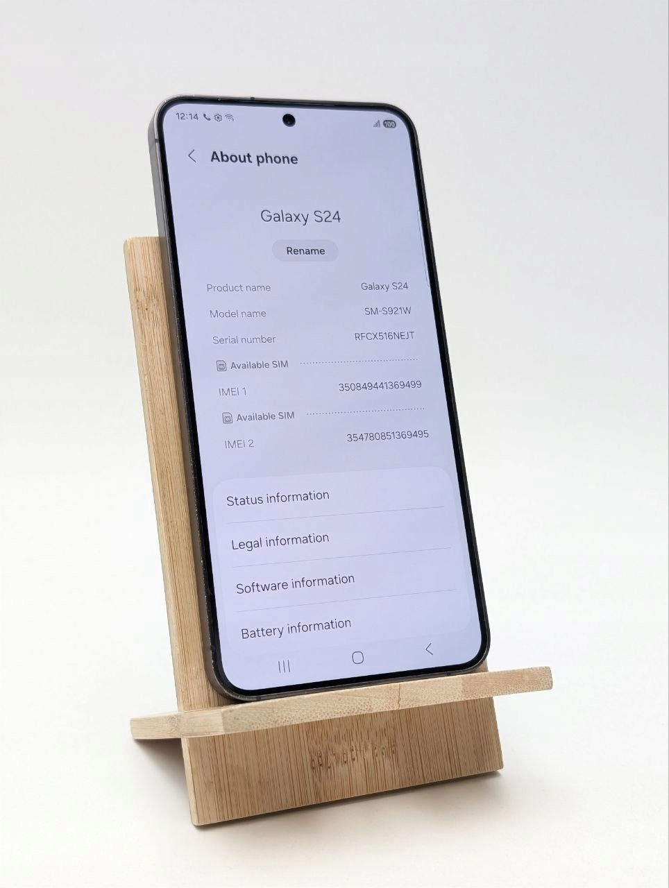 Samsung Galaxy S24 128GB Czarny (Powystawowy)