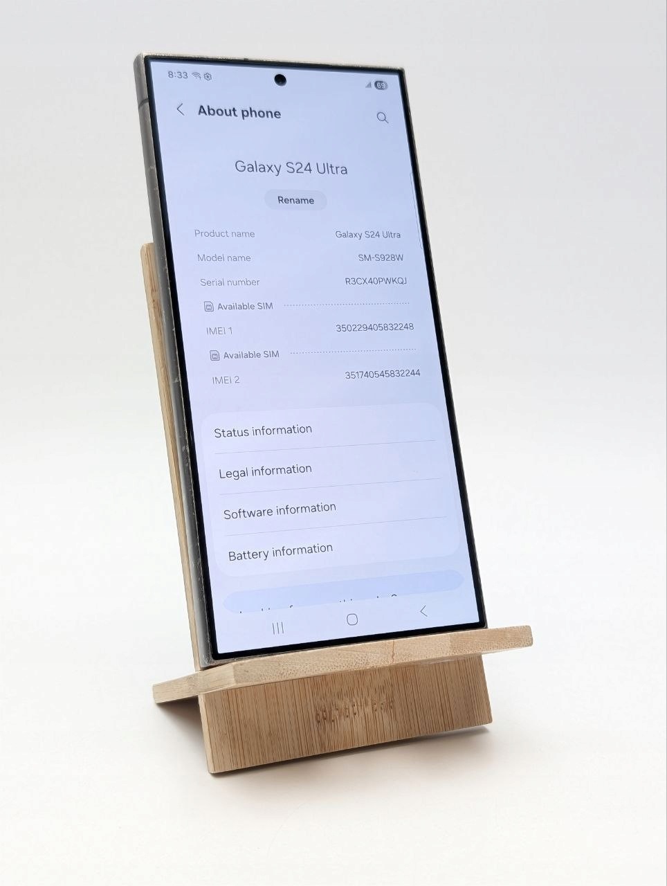 Samsung Galaxy S24 Ultra 256GB Czarny (Używany)